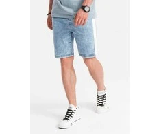 Denim vyriški džinsiniai šortai - šviesūs džinsai w363
