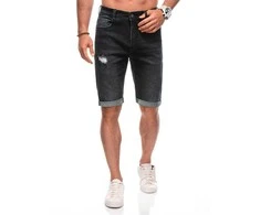 Denim vyriški džinsiniai šortai w506 - juodi