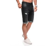 Denim vyriški džinsiniai šortai w506 - juodi