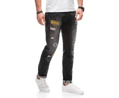 Vyriškos jeans p1303 - juodas