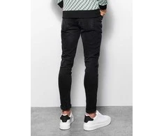 Vyriškos jeans skinny fit - juodas p1060