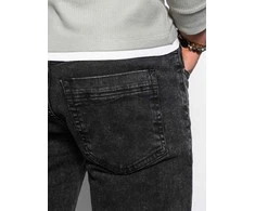 Vyriškos jeans skinny fit - juodas p1062