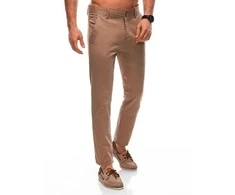 vyriškos chino kelnės p1355 - camelinės spalvos