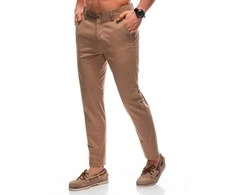 vyriškos chino kelnės p1355 - camelinės spalvos