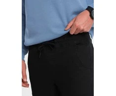 Vyriškos pants joggers p885 - juodas