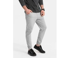Vyriškos pants joggers p908 - light pilkas
