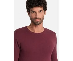 vyriškas bordo spalvos ombre megztinis