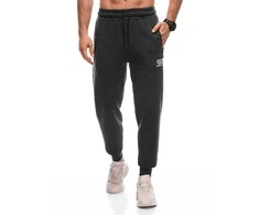 Vyriškos sweatpants p1448 - dark pilkas