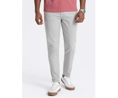 Vyriškos pilkos, pritaikytos chino kelnės V2 OM-PACP-0151