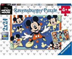Dėlionė „Ravensburger“ 2x24 detalės Mikis Pelytė