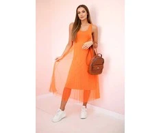 Orange moteriška suknelė - oranžinė