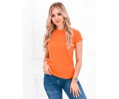 Orange moteriški vienspalviai marškinėliai slr001 – oranžiniai