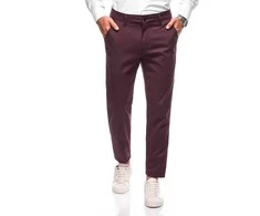 Dark Chino kelnės p1474 - tamsiai raudonos
