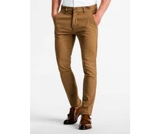 chino kelnės - camelinės spalvos p830