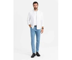 Ombre Clothing Vyriškos kelnės Šviesiai mėlynas stiliaus - ombre stiliaus drabužiai
