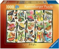 Ravensburger dėlionė 1000 vienetų Egzotiški drugeliai