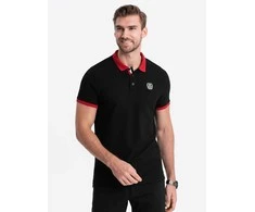 Polo marškinėliai - juodi v3 om-poss-0105