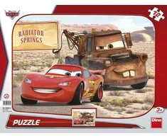 Cars Dėlionės dinozaurų rėmelis, 12 dalių, Disney automobiliai