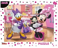 Dėlionės dinozaurų rėmelis 40 detalių, Disney rožinis Minnie