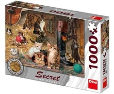 Dėlionė Dino Secret 1000 vnt. Katės