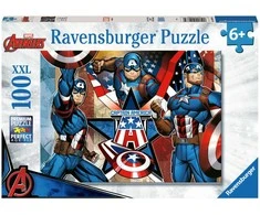 Ravensburger dėlionė, 100 detalių, Kapitonas Amerika