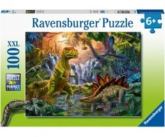 Ravensburger dėlionė 100 detalių dinozaurų oazė