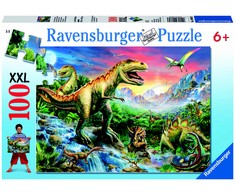 Ravensburger dėlionė 100 detalių dinozaurai