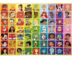 Dėlionė „Ravensburger“ 100 detalių, Disney, keli personažai