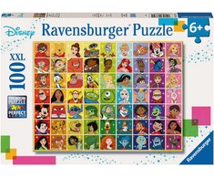 Dėlionė „Ravensburger“ 100 detalių, Disney, keli personažai