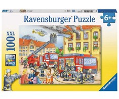 Ravensburger dėlionė, 100 detalių, ugniagesių brigada