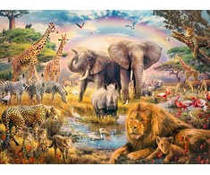 Ravensburger dėlionė, 100 detalių, primityvi gamta
