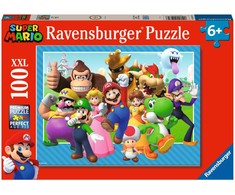 Ravensburger dėlionė 100 detalių Super Mario komanda