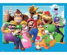 Ravensburger dėlionė 100 detalių Super Mario komanda