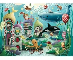 Ravensburger dėlionė, 100 detalių, povandeniniai stebuklai