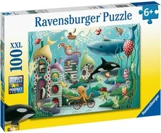Ravensburger dėlionė, 100 detalių, povandeniniai stebuklai