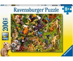Ravensburger dėlionė, 200 detalių, tropinis miškas