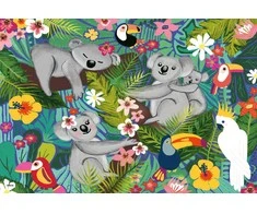 Dėlionė „Ravensburger“ 2x24 detalės: koalos ir tinginiai