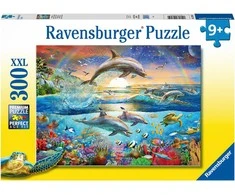 Ravensburger dėlionė 300 detalių Delfinų rojus