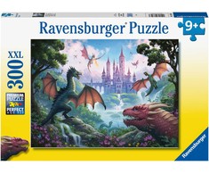 Ravensburger dėlionė 300 detalių drakonai