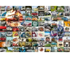 Ravensburger dėlionė 3000 detalių 99 VW kemperio akimirkos