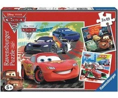 Dėlionė „Ravensburger“ 3x49 detalės: automobiliai 2