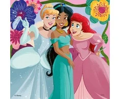 Dėlionė „Ravensburger“ 3x49 detalės Disney princesės