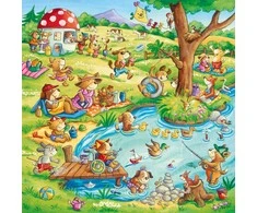 Ravensburger dėlionė 3x49 detalės Atostogos kaime