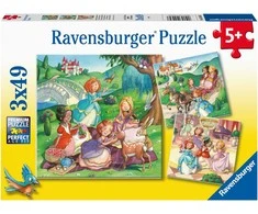 Dėlionė „Ravensburger“ 3x49 detalės Mažoji princesė