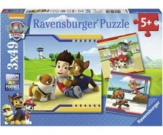 Ravensburger dėlionė 3x49 detalės Paw Patrol