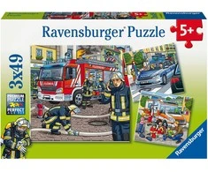 Ravensburger dėlionė 3x49 detalės Gelbėjimo tarnyba