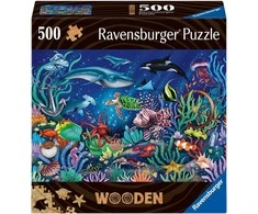Ravensburger medinė dėlionė, 500 detalių, povandeninis pasaulis