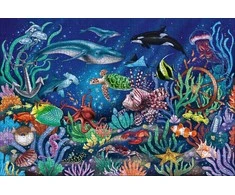 Ravensburger medinė dėlionė, 500 detalių, povandeninis pasaulis