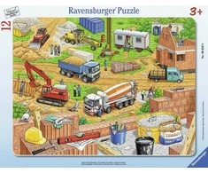 Ravensburger dėlionė „Darbas statybvietėje“, 12 dalių