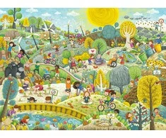 „Ravensburger“ dėlionė, 200 detalių, tvari
